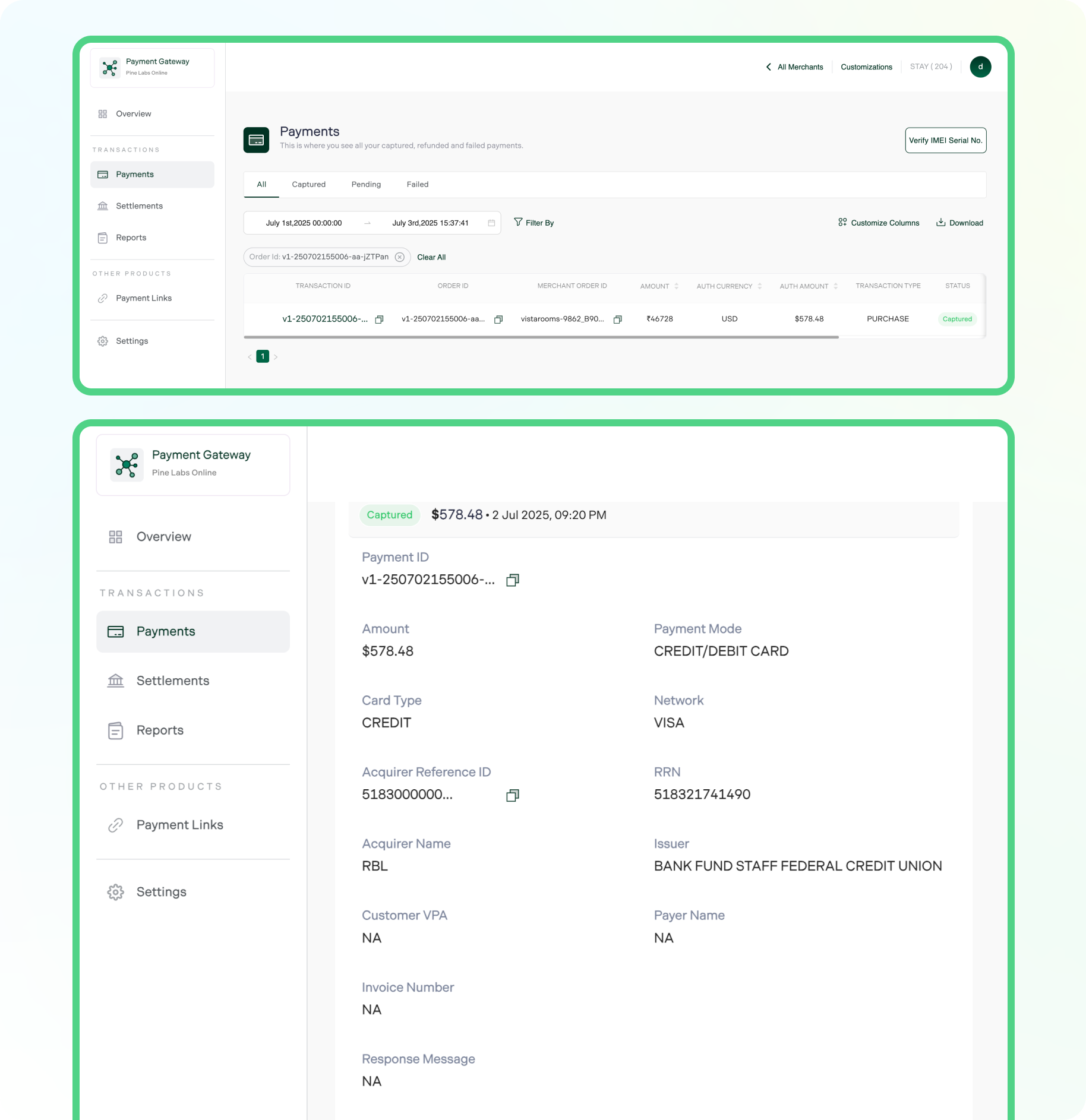 Web Checkout Interface DCC