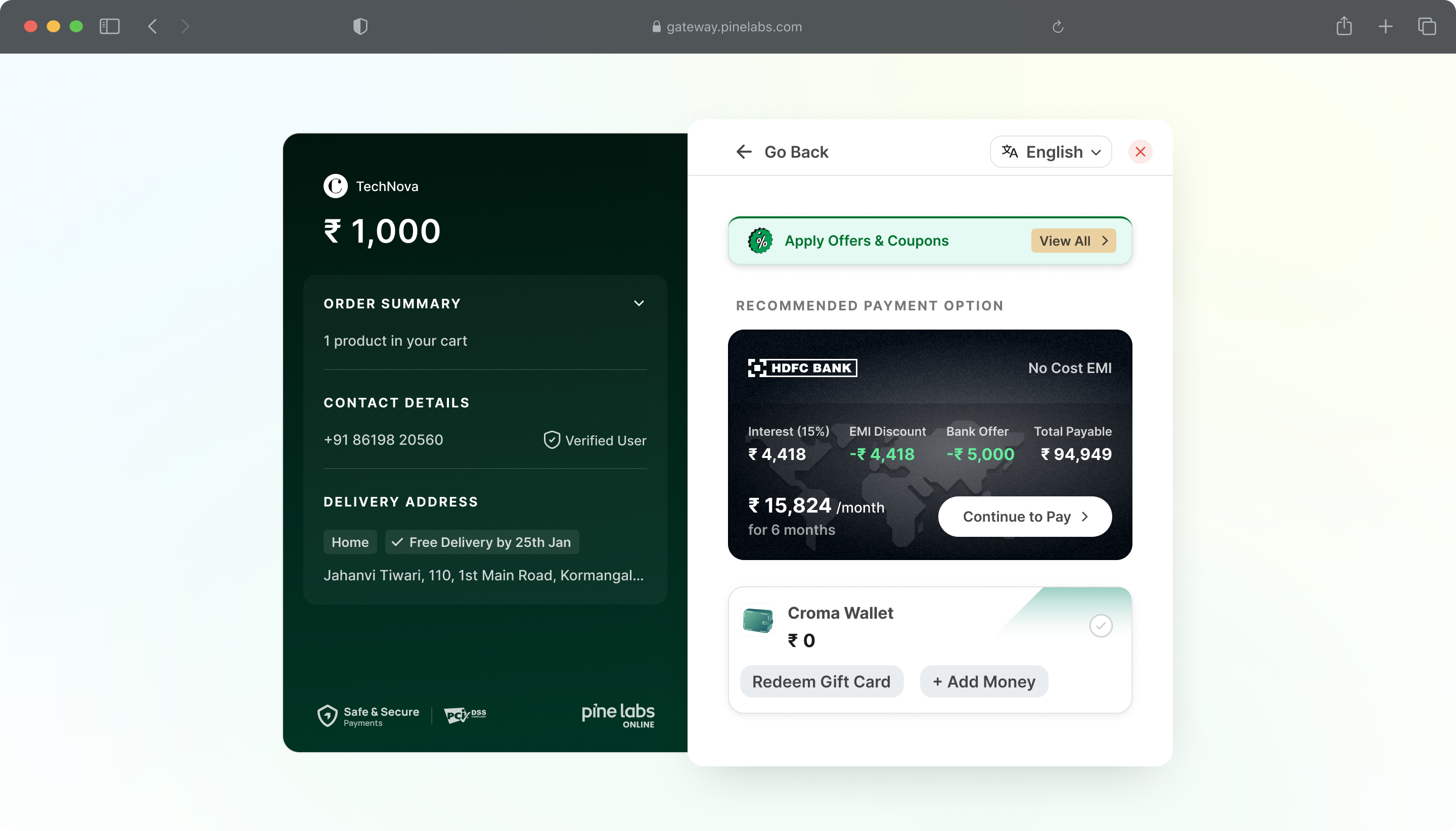 wallet-checkout-view